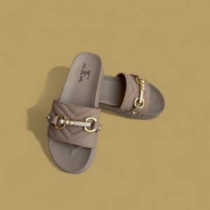 G buckle wedge (brown)