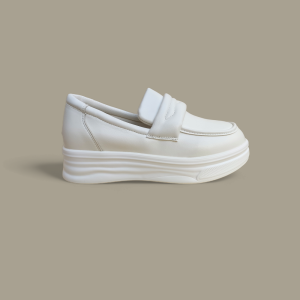 Leather boots (white)